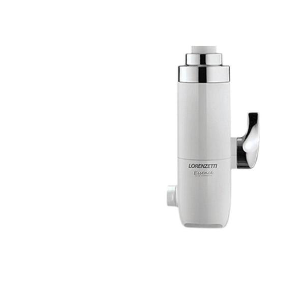 Torneira Eletr.Essenc Mesa L_C 220V Branco/Cromado Imagem de Torneira Eletr.Essenc Mesa L_C 220V Branco/Cromado