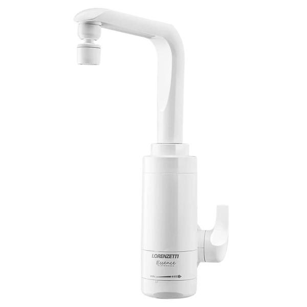 Imagem de Torneira Elétrica Essence Parede Eletrônica  220v 5500w Branco Lorenzetti