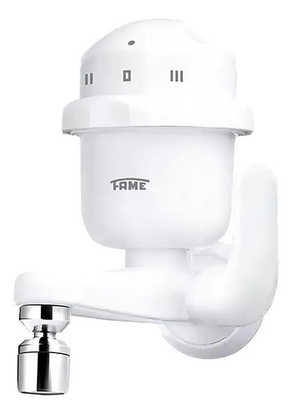 Torneira Elétrica Fame 5400w Quente Cozinha Parede Reta Acabamento Branco Frequência 60Hz ...