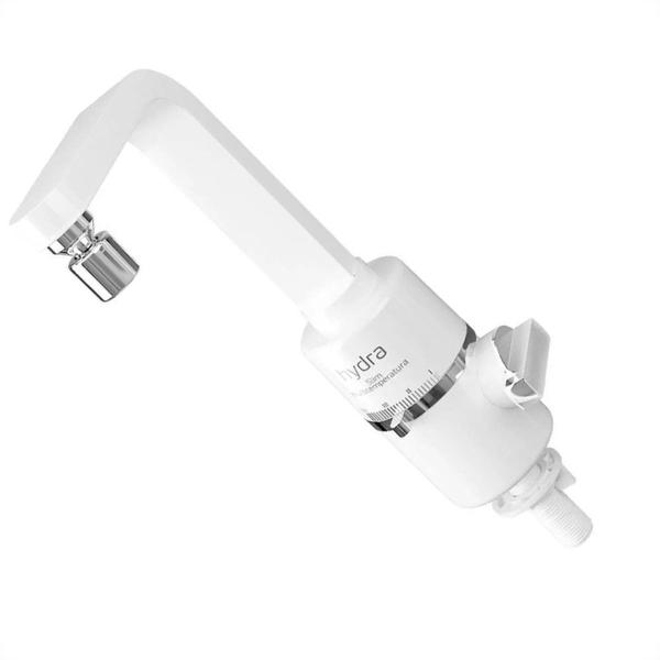 Torneira Eletrica Hydra Slim Mesa Branca 4 Temperaturas 5500W. X 220V. - HYDRA CORONA Imagem de Torneira Eletrica Hydra Slim Mesa Branca 4 Temperaturas 5500W. X 220V.