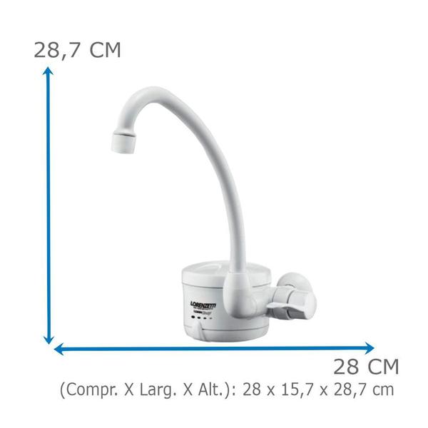 Imagem de Torneira Elétrica Loren Easy 220V/5500W De Parede Lorenzetti