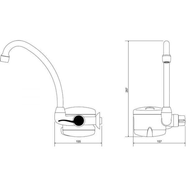 Imagem de Torneira Elétrica Lorenzetti Easy 127V/4800W