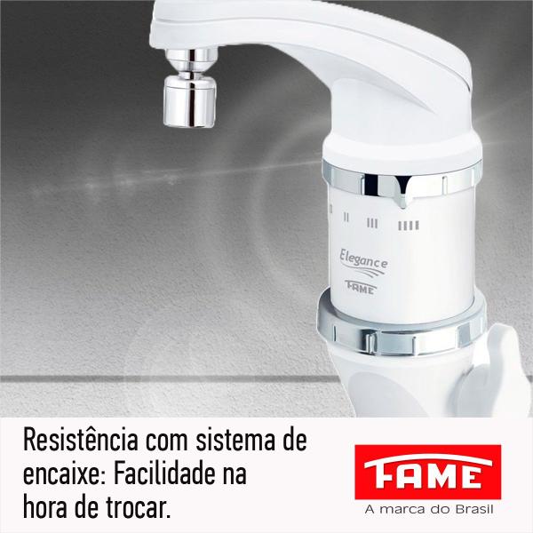 Imagem de Torneira Elétrica Móvel Cozinha 127v 4.800w Bancada Fame