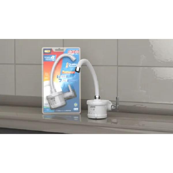Torneira Elétrica Para Cozinha 4 Temperaturas 220v Branca Enerbras Imagem de Torneira Elétrica Para Cozinha 4 Temperaturas 220v Branca Enerbras