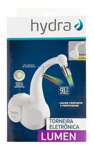 Imagem de Torneira Elétrica Para Cozinha Lumen Com Led 127v Hydra