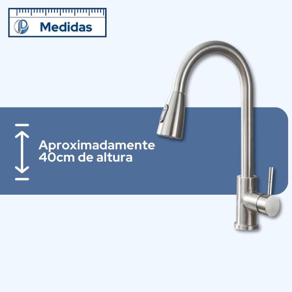 Imagem de Torneira Extensível Aço Inox