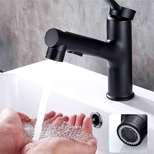 Torneira Extensivel Banheiro Banheira Monocomando Ducha Articulada Tres Jatos Mesa Bancada Agua Quente Frio Moderno Luxo - Ab.MIDIA Imagem de Torneira Extensivel Banheiro Banheira Monocomando Ducha Articulada Tres Jatos Mesa Bancada Agua Quente Frio Moderno Luxo