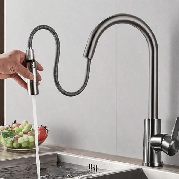 Imagem de Torneira Extensível Gourmet Monocomando Ducha 2 Jatos