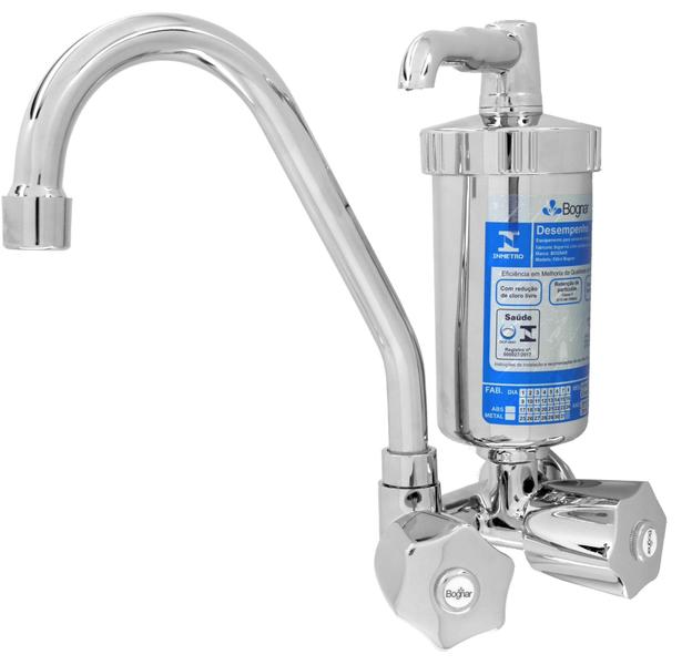 Torneira Filtro E Bica Movel Com Copo Abs C27 Parede - Bognar Imagem de Torneira Filtro E Bica Movel Com Copo Abs C27 Parede
