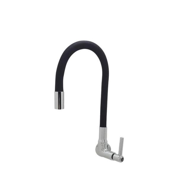Torneira Flexível Cozinha Color Preto De Parede 1/4 Volt C29 - Shophidraulica Imagem de Torneira Flexível Cozinha Color Preto De Parede 1/4 Volt C29