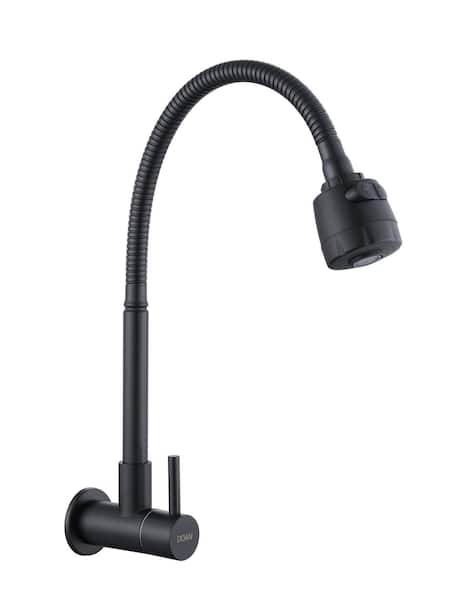 Torneira Gourmet Cozinha Inox Gir Parede Longa Preto NOX05B Doan