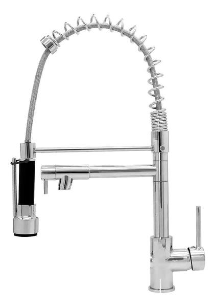 Torneira Gourmet Cozinha Monocomando 50cm Luxo Cromado - Nova Decor Imagem de Torneira Gourmet Cozinha Monocomando 50cm Luxo Cromado
