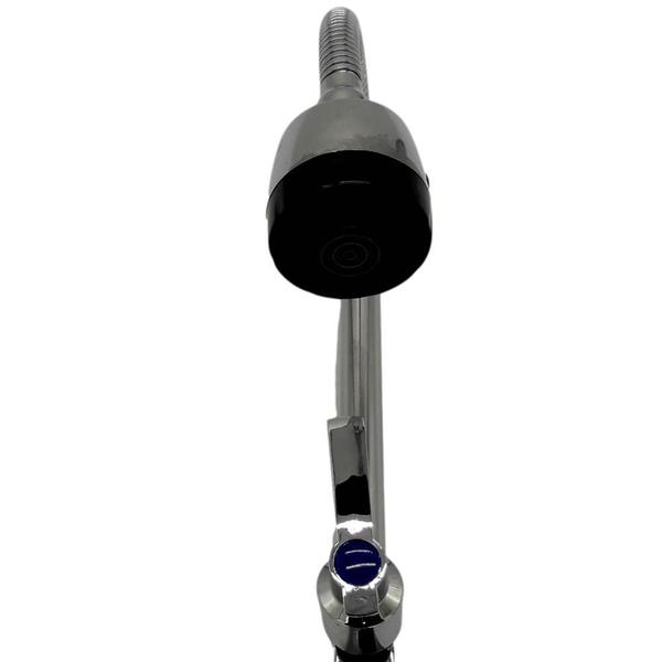 Torneira Gourmet De Cozinha De Bancada Tubo Flexível Cromada - Cw Imagem de Torneira Gourmet De Cozinha De Bancada Tubo Flexível Cromada