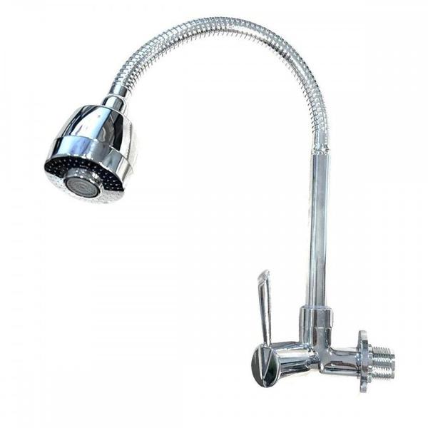 Torneira Gourmet Flex Parede Bognar 3068 - C-61 - Cromada - 1/4 Volta Imagem de Torneira Gourmet Flex Parede Bognar 3068 - C-61 - Cromada - 1/4 Volta