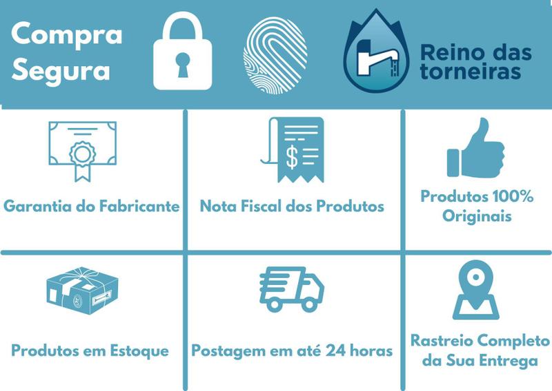 Imagem de Torneira Gourmet Metal Inox Para Pia Cozinha Parede Luxo