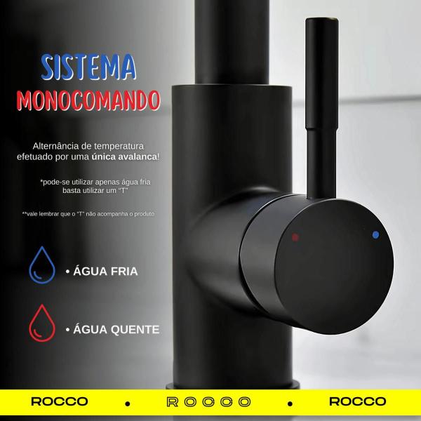 Imagem de Torneira Gourmet Monocomando pra Cozinha Bancada Mesa Spray Arejador