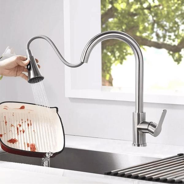 Imagem de Torneira Gourmet Pull Down Monocomando Bancada Cozinha Metal