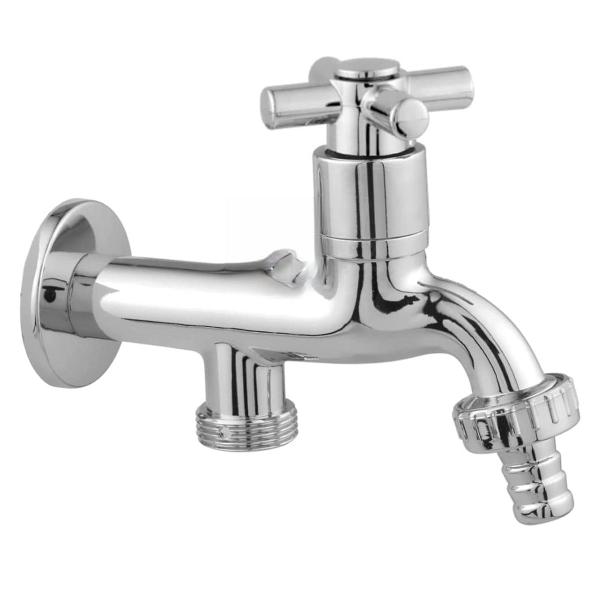 Torneira Lavanderia Tanque Máquina de Lavar 2 Saídas ABS 1/4 Linha Premium Excelente Acabamento - Embralumi Imagem de Torneira Lavanderia Tanque Máquina de Lavar 2 Saídas ABS 1/4 Linha Premium Excelente Acabamento