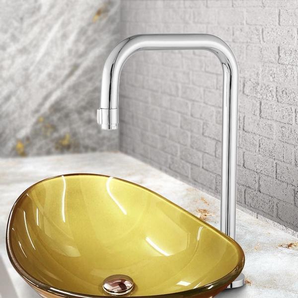 Torneira Lavatório Banheiro Mesa Bica Alta Cromada Luxo 1/4V - Shop Hidraulica Imagem de Torneira Lavatório Banheiro Mesa Bica Alta Cromada Luxo 1/4V