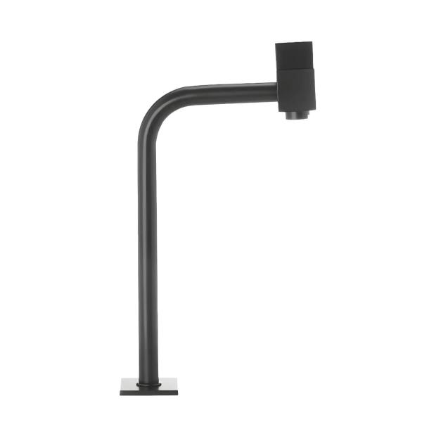 Torneira Lavatório Link Quadra 90 1/4 Volta Alta Preta - SOFT INOX Imagem de Torneira Lavatório Link Quadra 90 1/4 Volta Alta Preta