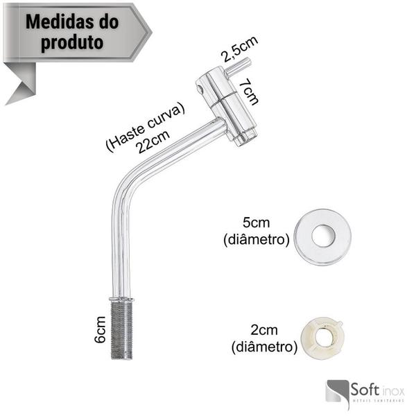 Imagem de Torneira Link Lavatório Baixa 45 Graus Black Matte