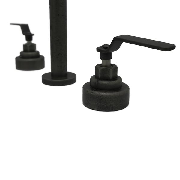 Torneira Misturador Banheiro Industrial Mesa Preto Fosco - Shophidraulica Imagem de Torneira Misturador Banheiro Industrial Mesa Preto Fosco