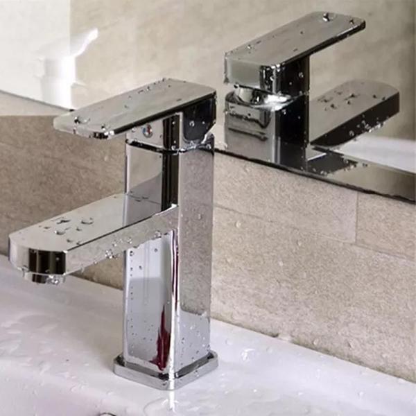 Imagem de Torneira Misturador Monocomando Banheiro Lavabo Bica Baixa