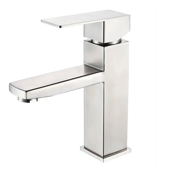 Imagem de Torneira Misturador Monocomando Banheiro Lavabo Inox 304