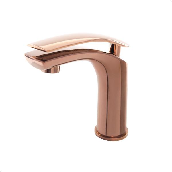 Imagem de Torneira Misturador Monocomando Bica Baixa Rose Gold