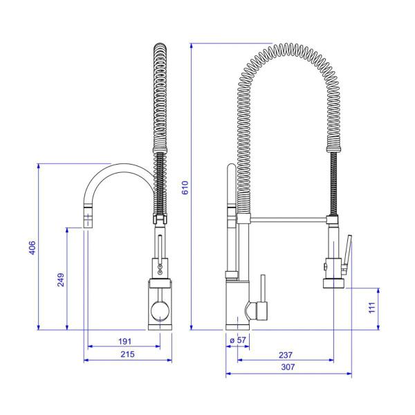 Imagem de Torneira Misturador Monocomando Deca Gourmet 2280.C Cromada