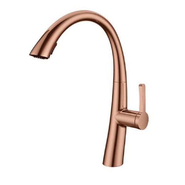 Imagem de Torneira Monocomando Para Cozinha Rose Gold Com Extensor