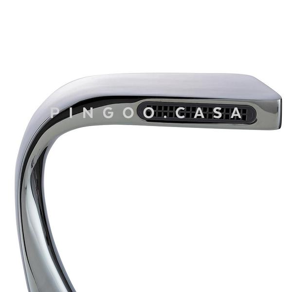 Torneira Para Banheiro Cascata Misturador Monocomando Baixa Cairu Pingoo.casa - Prata E Rose Imagem de Torneira Para Banheiro Cascata Misturador Monocomando Baixa Cairu Pingoo.casa - Prata E Rose