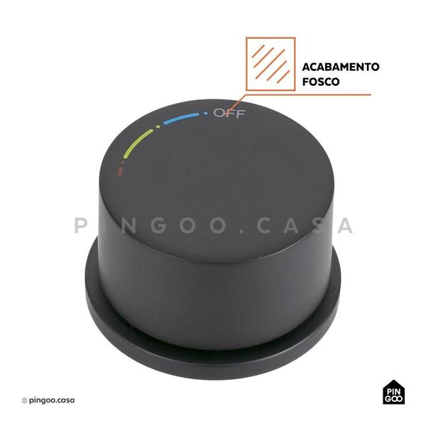 Imagem de Torneira Para Banheiro Misturador Monocomando Carás Pingoo.casa - Preto