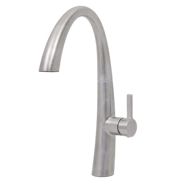 Torneira para cozinha gourmet monocomando extensível escovado Juruá PIngoo.casa - Prata Imagem de Torneira para cozinha gourmet monocomando extensível escovado Juruá PIngoo.casa - Prata