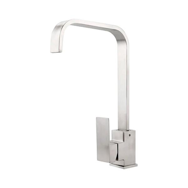 Torneira Para Cozinha Misturador Monocomando Aço Inox 304 São Lorenço Pingoo.casa - Prata Escovado Imagem de Torneira Para Cozinha Misturador Monocomando Aço Inox 304 São Lorenço Pingoo.casa - Prata Escovado