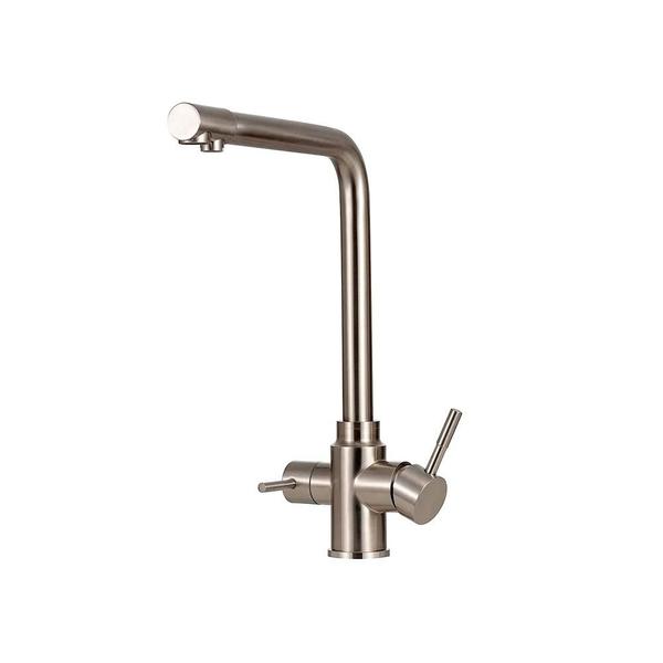 Torneira Para Cozinha Misturador Monocomando Entrada Para Filtro Aço Inox 304 Pojuca Pingoo.casa - Prata Escovado Imagem de Torneira Para Cozinha Misturador Monocomando Entrada Para Filtro Aço Inox 304 Pojuca Pingoo.casa - Prata Escovado