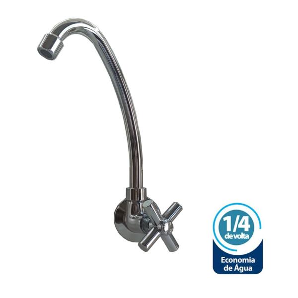 Torneira Para Cozinha Parede Monocomando 1/4 Volta - SISTOLE Imagem de Torneira Para Cozinha Parede Monocomando 1/4 Volta