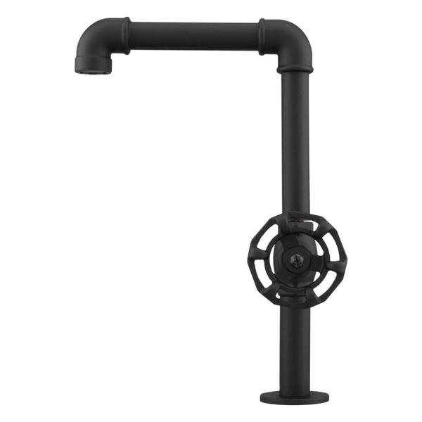 Torneira Para Lavatório De Mesa Bica Alta Living 700 Preto Fosco Fani Metais Imagem de Torneira Para Lavatório De Mesa Bica Alta Living 700 Preto Fosco Fani Metais