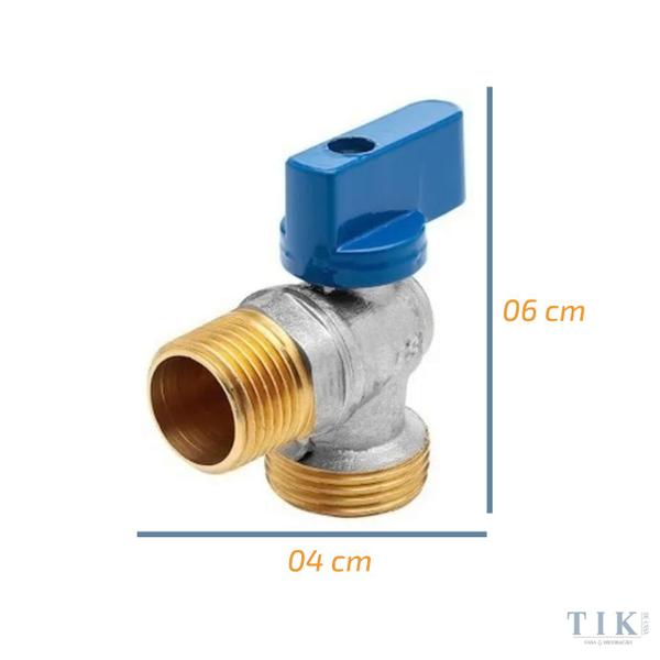 Torneira Para Máquina De Lavar Ou Tanquinho - 100% Metal - Dazie Metais Imagem de Torneira Para Máquina De Lavar Ou Tanquinho - 100% Metal