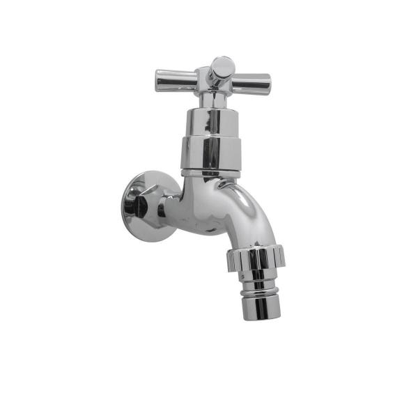 Torneira Pia Com Bico Tanque Externa Parede Cromado 1/4V Abs - Shophidraulica Imagem de Torneira Pia Com Bico Tanque Externa Parede Cromado 1/4V Abs