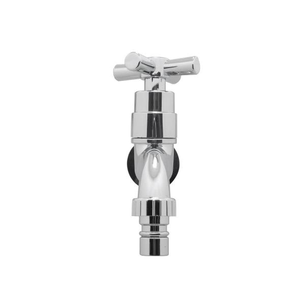 Torneira Pia Com Bico Tanque Externa Parede Cromado 1/4V Abs - Shophidraulica Imagem de Torneira Pia Com Bico Tanque Externa Parede Cromado 1/4V Abs