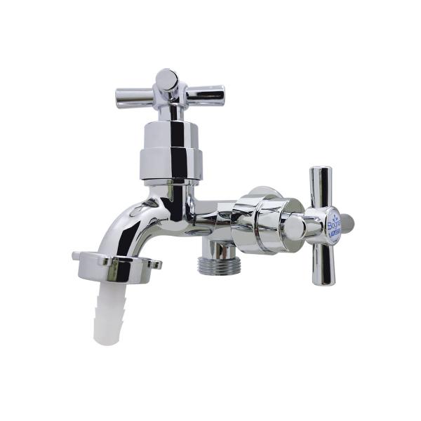 Torneira Pia Tanque Maquina Duas Saídas C/ Bico Cromado Abs - Shop Hidraulica Torneira Pia Tanque Maquina Duas Saídas C/ Bico Cromado Abs - Shop Hidraulica