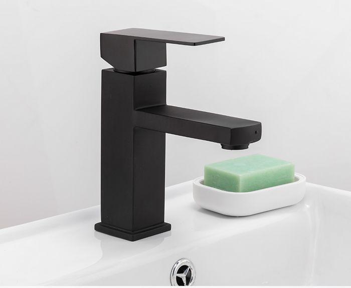 Torneira Preta Banheiro Monocomando Lavabo Bica Baixa - VBT Decor Imagem de Torneira Preta Banheiro Monocomando Lavabo Bica Baixa
