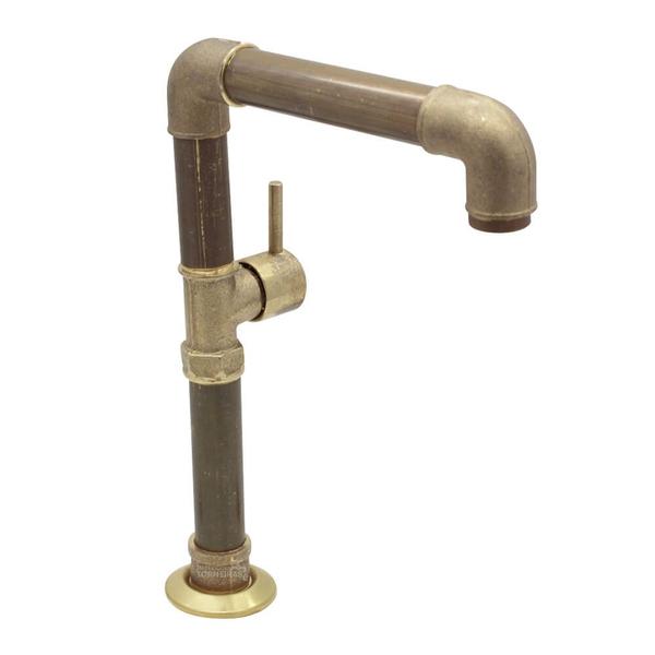 Imagem de Torneira Rustica Retro Industrial para Lavabo 22cm 2327