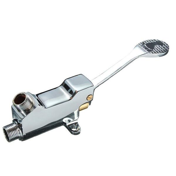 Torneira Valvula Pedal Acionamento Sem Maos Controle Hospital Laboratorio Medico Banheiro Cozinha Pes Pia - Braslu Imagem de Torneira Valvula Pedal Acionamento Sem Maos Controle Hospital Laboratorio Medico Banheiro Cozinha Pes Pia