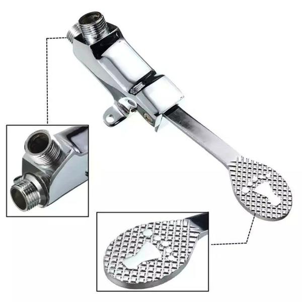 Torneira Valvula Pedal Acionamento Sem Maos Controle Hospital Laboratorio Medico Banheiro Cozinha Pes Pia - Braslu Imagem de Torneira Valvula Pedal Acionamento Sem Maos Controle Hospital Laboratorio Medico Banheiro Cozinha Pes Pia
