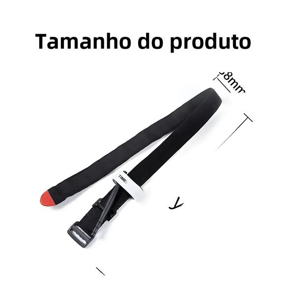 Imagem de Torniquete de Emergência Tático - Uso com Uma Mão para Primeiros Socorros