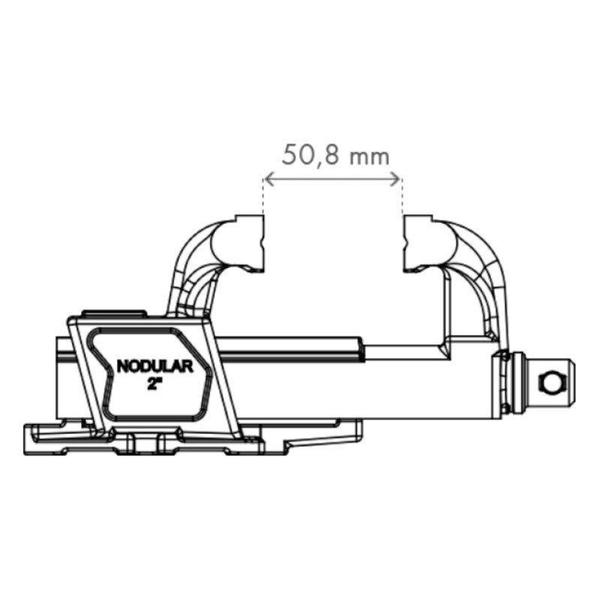 Imagem de Torno de Bancada Fixo 2" NT-2 NOCRAM