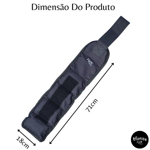 Imagem de Tornozeleira De Peso 5 Kg Preto Par Caneleira Treino Exercício Exercício Funcional Fitness Exercícios Musculação Academia