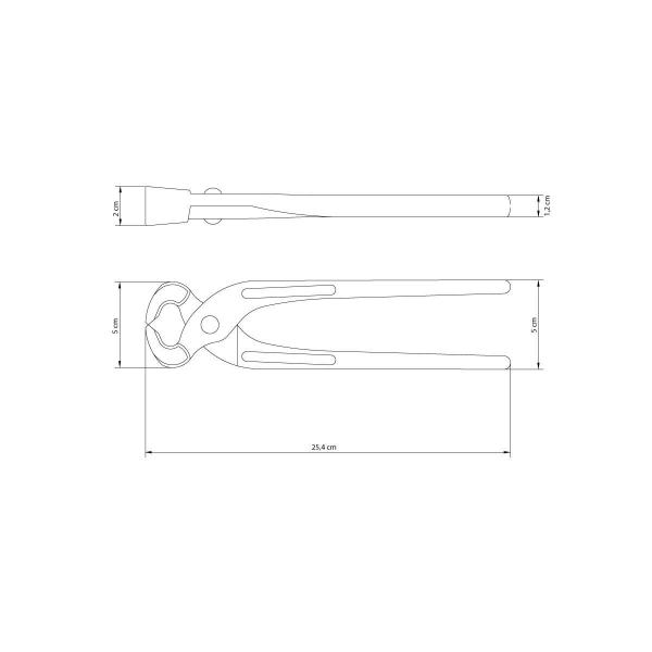 Imagem de Torques Carpinteiro 10" Tramontina com Pintura Eletrostatica